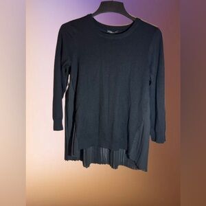 Adrianna Papell Mixed Media Sweater NWT